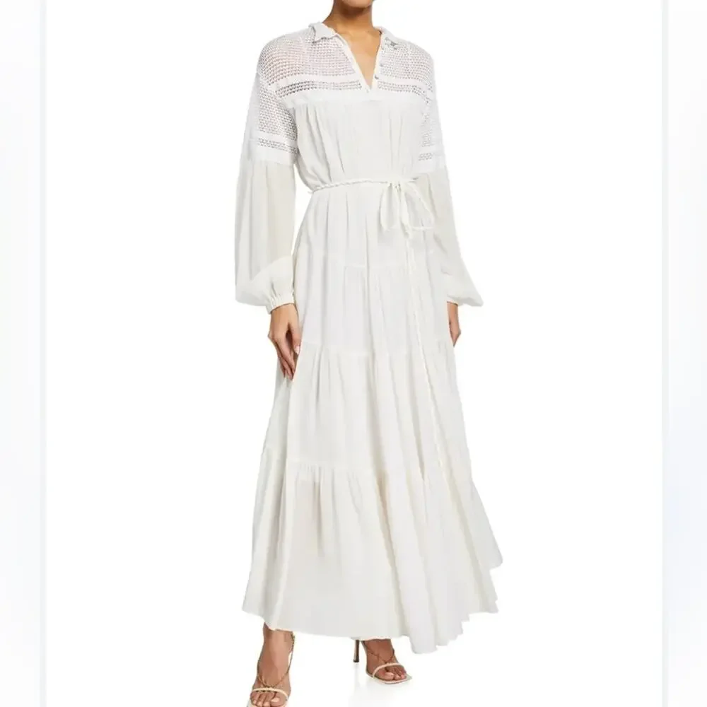alc crochet dress A.L.C. Amber Knit Midi Dress